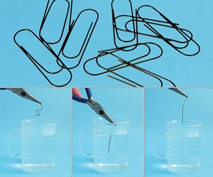 Nitinol Shape Memory Paper Clip