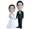 Your Face Bobblehead Wedding Cake Topper