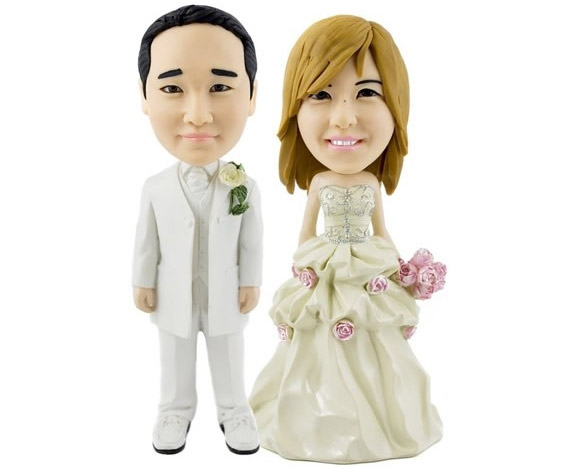 Your Face Wedding Cake Topper