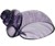 Blown Purple Glass Hermit Crab Shell