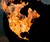 Planet Earth Globe Fire Pit Closeup