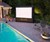 CineBox Backyard Theater System at Pool