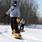 Gas Powered Snowboard
