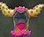 Monster Ski Masks - Pink Polka-Dotted S&M