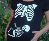 Skeleton Maternity Shirt