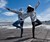 Girls Ballerina-ing in Reversible Disco Hoodies