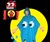 Pac Man Ghost Poncho & Packaging
