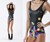Tetris Swimsuit - Closeup