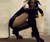 Woman Wearing Demon Hooves Heelless Boots