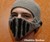 Crocheted Knight's Helmet - Front View