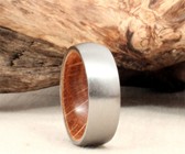 Titanium & Jack Daniels Barrel Ring