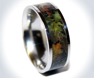 Camo Titanium Ring