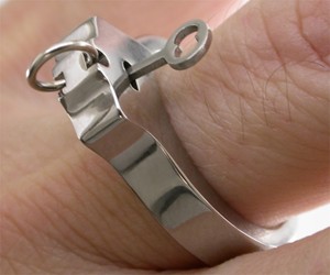Titanium Handcuff Ring