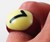 Pool Ball Ring - Maroon 7-Ball on Finger