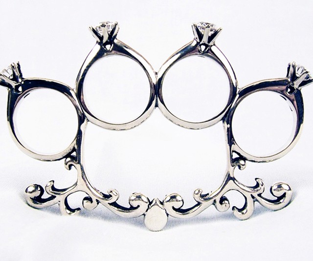 Knuckle Duster Engagement Rings