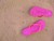 Sand Imprint Flip Flops