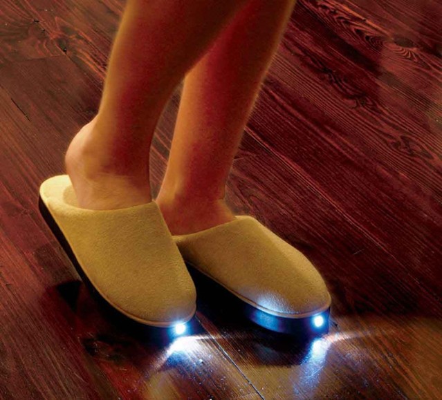 Slippers With Headlights