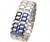 Iron Samurai Blue LED Watch