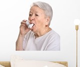 Senior Woman with Asthma Wall Mural
