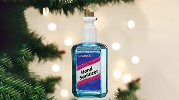 Hand Sanitizer Christmas Tree Ornament Hand Sanitizer Christmas Tree Ornament