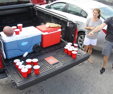 Truck Tailgate Beer Pong Table Truck Tailgate Beer Pong Table