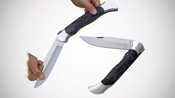 Timber Rattler Scarab Back Giant Pocket Knife Timber Rattler Scarab Back Giant Pocket Knife
