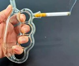 Glass Knuckles Smoking Pipe