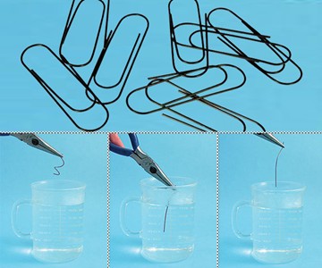 Nitinol Shape Memory Paper Clip