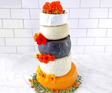 24 Pounds of Cheese Wedding Cake