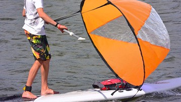 Pop-up Wind Sail for Paddleboards & Kayaks Pop-up Wind Sail for Paddleboards & Kayaks