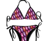 Taco Bell Hot Sauce Bikini & Swim Trunks