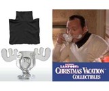 Christmas Vacation Glass Moose Mug