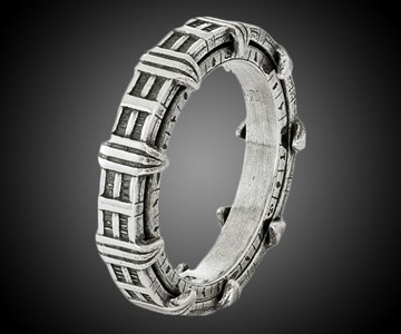 Stargate Sterling Spinner Ring