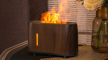 Heatless Flame Essential Oil Diffuser & Humidifier Heatless Flame Essential Oil Diffuser & Humidifier