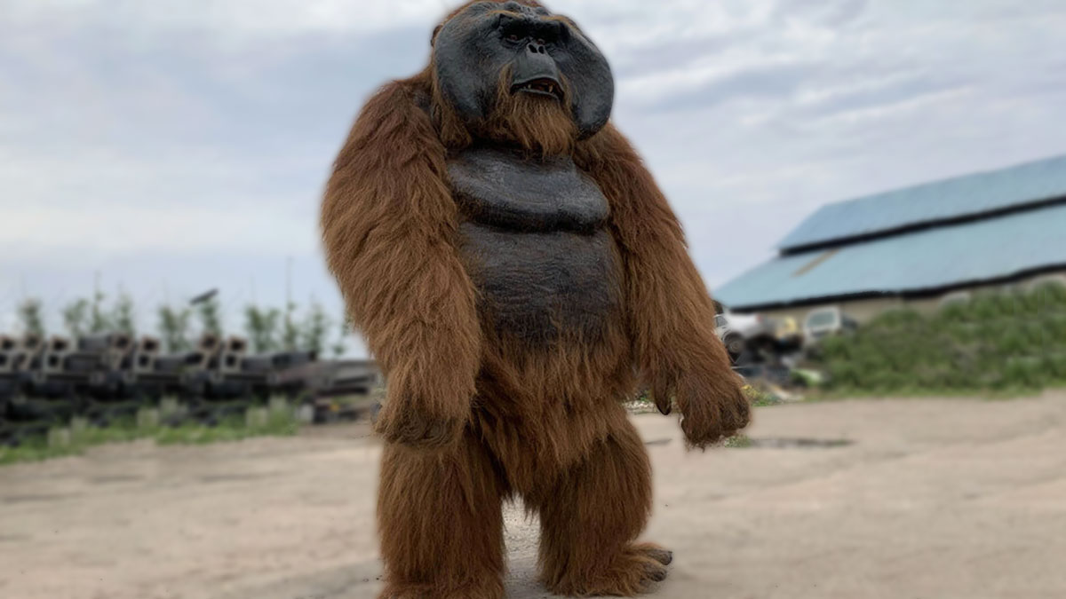 Ultra-Realistic Orangutan Costume Ultra-Realistic Orangutan Costume