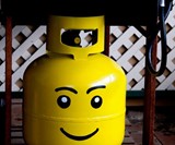 Propane Tank LEGO Head