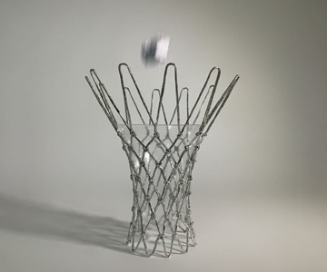Supernet - Hardened Basketball Net Waste Basket Supernet - Hardened Basketball Net Waste Basket