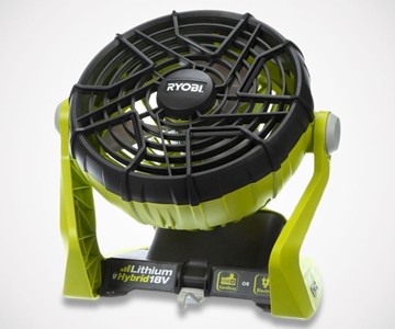 RYOBI 18-Volt ONE+ Hybrid Battery/Electric Fan RYOBI 18-Volt ONE+ Hybrid Battery/Electric Fan