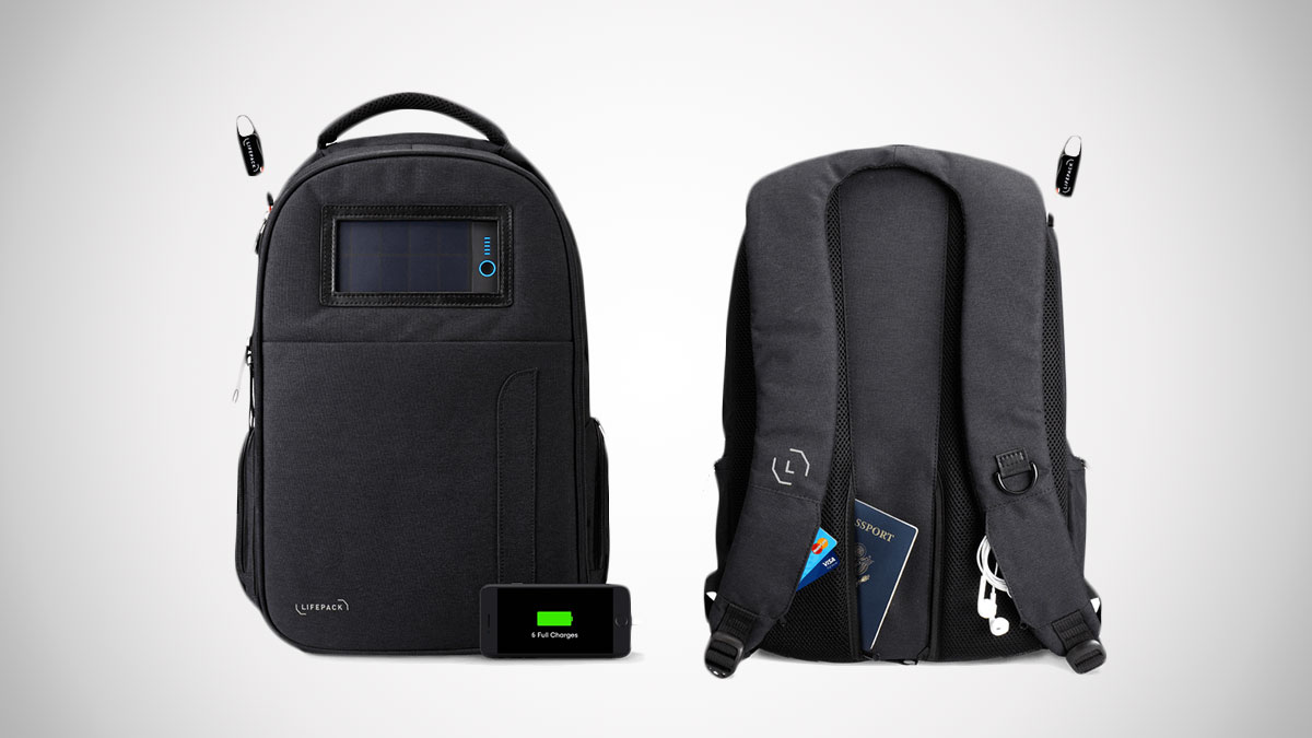 Lifepack Solar Powered & Anti-Theft Backpack Lifepack Solar Powered & Anti-Theft Backpack