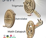 Trigmate 3-in-1 Interactive Math & Engineering Toy