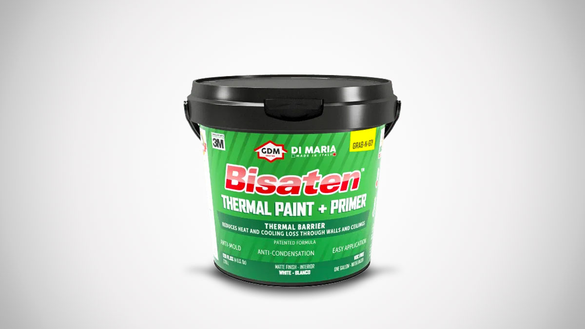 Bisaten Energy Efficient Thermal Paint & Primer