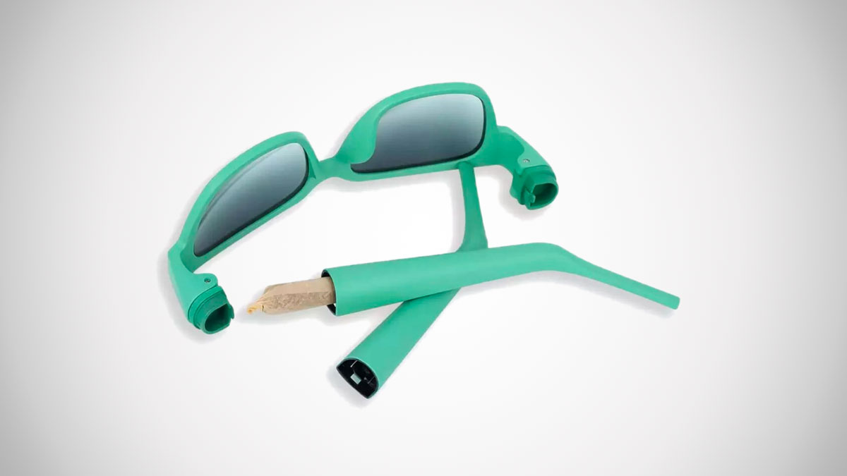 Retro Sunglasses With Secret Compartment Retro Sunglasses With Secret Compartment