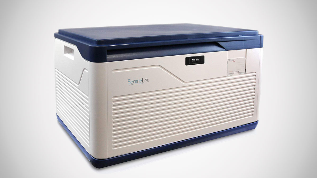 SereneLife 37-Gallon Locking Storage Bin