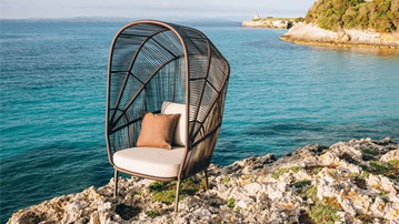 Dedon Rilly Collection Cocoon Chair