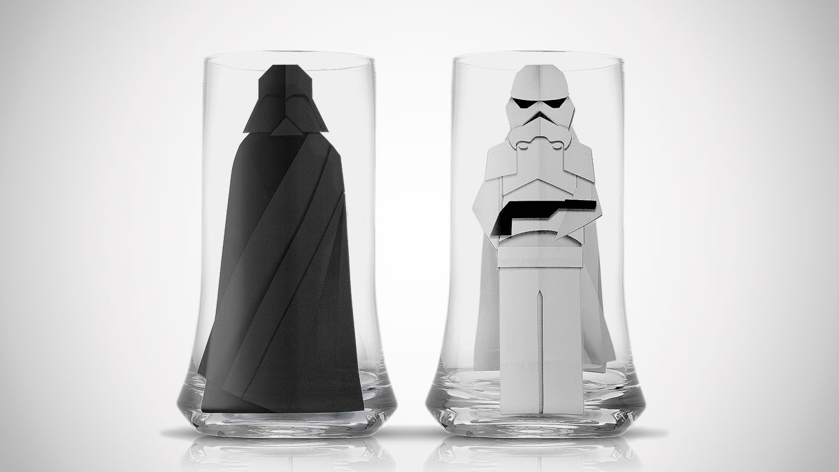 Star Wars Beware the Dark Side Tall Drinking Glass Set Star Wars Beware the Dark Side Tall Drinking Glass Set