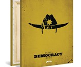 Walking Dead Minimalist Prints - Rick Grimes on Canvas