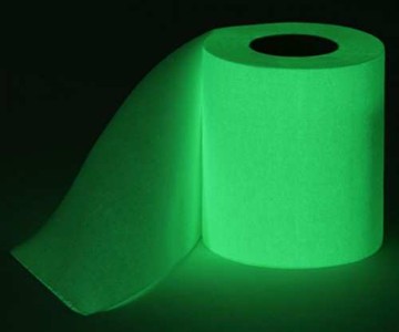 Glowing Toilet Paper