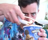 The Sizzling Scooper for Too-Hard Ice Cream