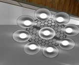 Falcon 9 Rocket Chandelier