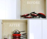 Height Adjustable Pot & Pan Organizer Rack